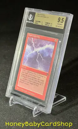 MTG Legends 1994 Chain Lightning BGS 9.5 GEM MINT Old School 93/94 - Image 3