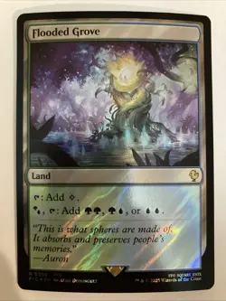 Flooded Grove Surge Foil 0393 MTG Final Fantasy FIC NM - Image 1