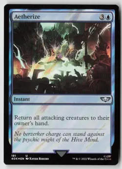 Aetherize (Surge Foil) Universes Beyond: Warhammer 40,000 (191) Foil - MTG - Image 1
