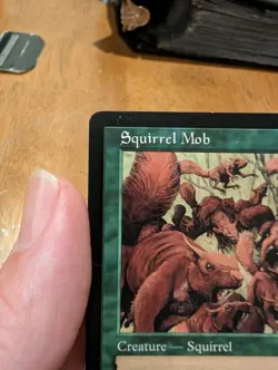 Magic: The Gathering Squirrel Mob Creature Green 273/350 Carl Critchlow 2001 - Image 2