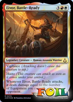 Eivor, Battle-Ready 0274 MTG ACR Mythic NP Foil - Image 1