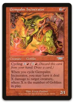 Gempalm Incinerator #94 (NM) Legions LGN Magic MTG - Image 1