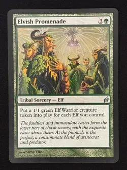 1x MTG Elvish Promenade - Lorwyn (LRW) #208 - Magic the Gathering - Image 1