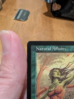 Magic: The Gathering Natural Affinity Rare Mercadian Masques Instant Green 260 - Image 2