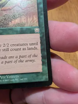 Magic: The Gathering Natural Affinity Rare Mercadian Masques Instant Green 260 - Image 4