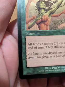 Magic: The Gathering Natural Affinity Rare Mercadian Masques Instant Green 260 - Image 5