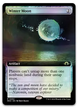 Winter Moon (Extended Art) #462 (Foil) (NM) Modern Horizons 3 MH3 Magic MTG - Image 1