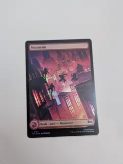 MTG - Mountain 0194 (Foil) - Teenage Mutant Ninja Turtles NM/M Condition - Image 1