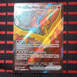 Pokemon TCG Team Rocket's Moltres ex 208/182 Destined Rivals Ultra Rare NM - Image 1