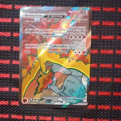 Pokemon TCG Team Rocket's Moltres ex 208/182 Destined Rivals Ultra Rare NM - Image 3