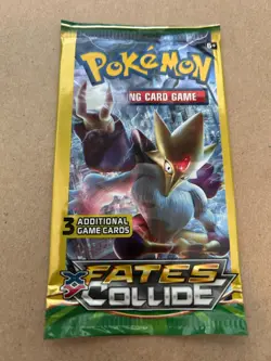 1X Pokemon XY Fates Collide 3-Card Mini Booster Pack - Image 3