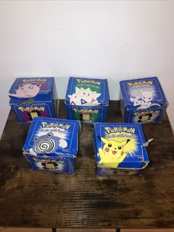 Pokemon 23k Burger King Gold Plated Trading Card Set Blue Box Lot Of 5 - Image 2