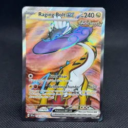 Pokemon Raging Bolt ex SV05 Temporal Forces 196/162 Ultra Rare Holo 240HP Ancie… - Image 1