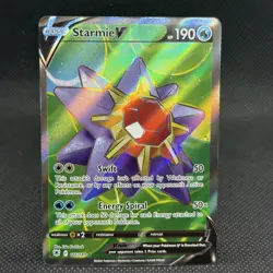 Starmie V - 166/189 - Pokemon TCG Astral Radiance (2022) - NM - Full Art - Holo - Image 1