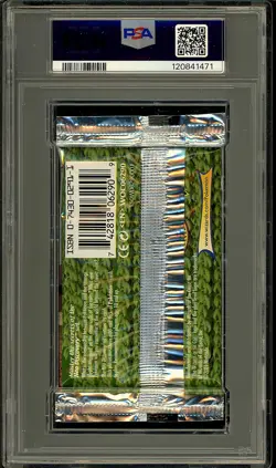 Pokemon 2001 WOTC 1st Edition Neo Discovery Xatu Sealed Booster Pack PSA 9 - Image 2