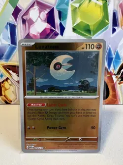 Lunatone 074/132 Reverse Holo Rare - Pokemon TCG Mega Evolution - NM - Image 1