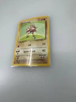 Hitmonchan 7/102 Shadowless Holo Rare Base Set Pokemon 1999 - Image 2