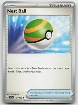 Pokemon Nest Ball - Uncommon SV01: Scarlet & Violet Base Set 181/198 LP - Image 1