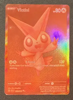 Red Victini English Pokemon White Flare Black Bolt WHT EN 172/086 - Image 1
