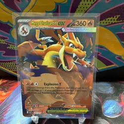Mega Charizard Y ex 022/217 Ascended Heroes English Pokemon TCG In Hand N/M - Image 1