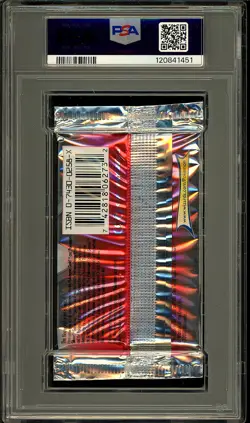 Pokemon 2000 WOTC 1st Edition Neo Genesis Feraligatr Sealed Booster Pack PSA 9 - Image 2
