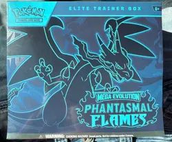 Pokemon Mega Evolution Phantasmal Flames Elite Trainer ETB - Factory Sealed MINT - Image 1