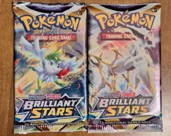 (14) Pokemon Sword And Shield Brilliant Stars Booster Packs. - Image 2