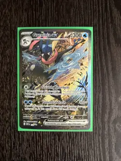 NM Pokemon TCG Greninja EX 132 Shrouded Fable Promo Special Illustration - Image 1