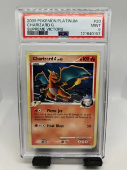 Pokemon TCG Charizard G 20/147 Supreme Victors Regular Rare 2009 - PSA 9 - Image 1