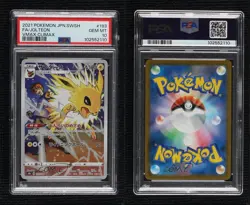 Character Rare - Jolteon Japanese Pokemon Sword & Shield VMAX Climax PSA 10 - Image 3