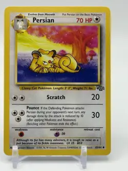 Pokemon Persian 42/64 JU Jungle Unlimited LP/NM G2 - Image 1