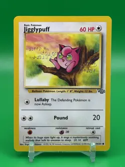Pokemon TCG Jigglypuff 54/64 Jungle Regular Common Wizards 1999 LP+ FREE SHIP H1 - Image 1