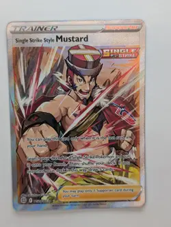 Single Strike Style Mustard - TG28/TG30 - Pokemon Brilliant Stars Ultra Rare NM - Image 1