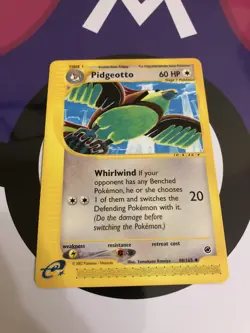 Pidgeotto 88/165 Uncommon Pokemon Expedition E Reader Series Vintage NM 2002 - Image 1