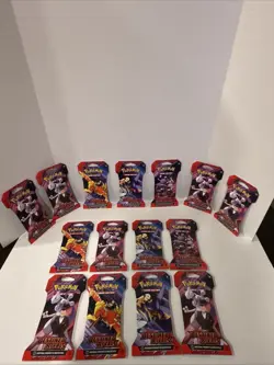 Pokemon Scarlet And Violet Destined Rivals Sleeved Booster Packs Lot Of 15 - Image 4