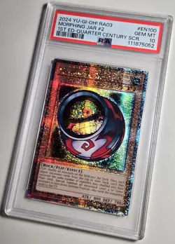 2024 YU-GI-OH! QUARTER CENTURY BONANZA Morphing Jar RA03-EN100 QCR PSA 10 QCSR - Image 3