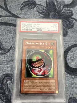 Yu-Gi-Oh! Morphing Jar #2 PSV-040 1st Edition PSA 4 - Image 1