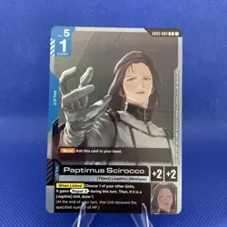 Paptimus Scirocco Gundam Card Game Steel Requiem Rare GD03-084 - Image 1
