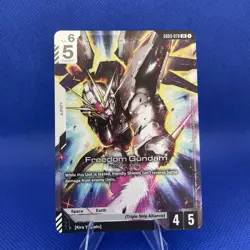 Freedom Gundam GD03-070 LR Steel Requiem Foil Gundam Card Game NM/M - Image 1