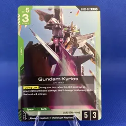Gundam Kyrios Gundam Card Game . Steel Requiem Rare • GD03-022 - Foil - Image 1