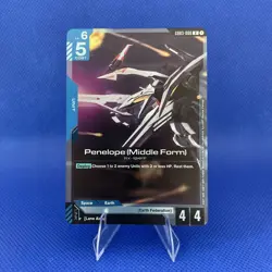 Penelope (Middle Form) Gundam Card Game . Steel Requiem Rare . GD03-006 - Image 1