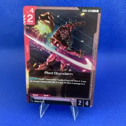 Red Gundam Foil - GD03-039 - Gundam TCG Card Game - Image 1
