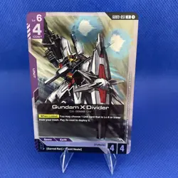 GUNDAM CARD GAME GD03-051 GUNDAM X DIVIDER (R) FOIL CARD - STEEL REQUIEM - Image 1