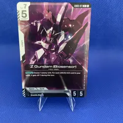 Z Gundam (Biosensor)Gundam Card Game . Steel Requiem Rare GD03-071 - Image 1