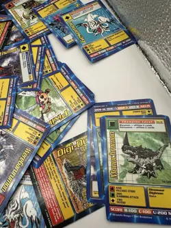 Bandai Digimon Digi-Battle 1st Edition Card Lot 1999 Myotismon Greymon - Image 2