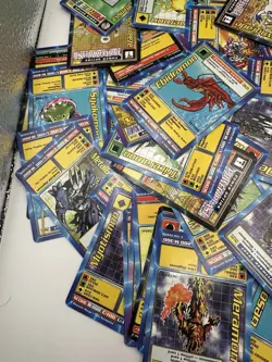 Bandai Digimon Digi-Battle 1st Edition Card Lot 1999 Myotismon Greymon - Image 4
