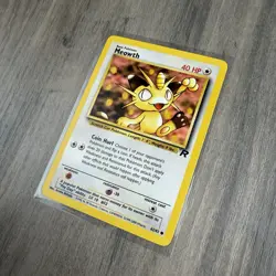 Meowth 62/82 - Team Rocket - VINTAGE WOTC Pokemon CARD - UNLIMITED - Image 2