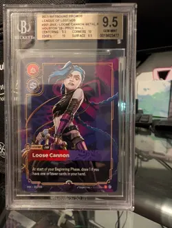 Riftbound JINX Loose Cannon METAL Card Houston Prize Wall Exclusive Promo - Image 3