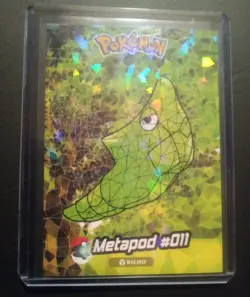 Metapod #11 - Cracked Ice Holo - Crystal Collection 2024 - Pokemon Card - Image 1