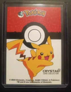 Metapod #11 - Cracked Ice Holo - Crystal Collection 2024 - Pokemon Card - Image 2